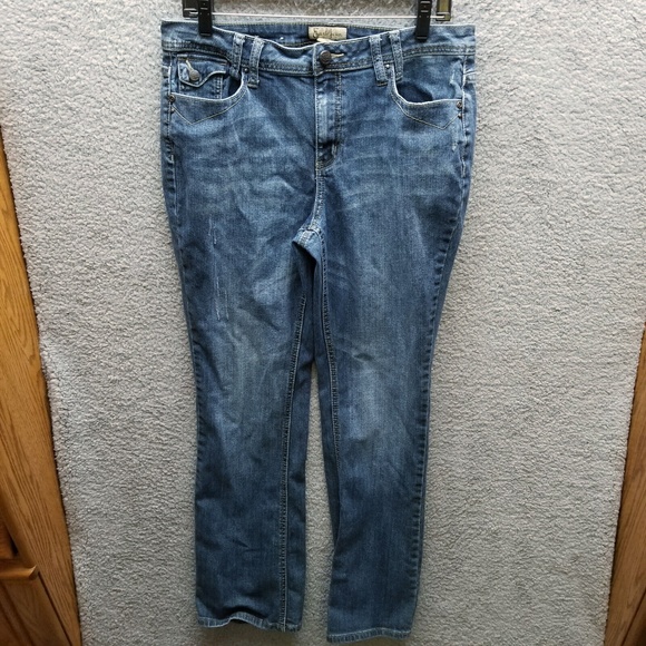 Earl Jeans Jeans Earl Jean Womens 4 Copper Blue Bootcut Jeans 34 325 105 Poshmark